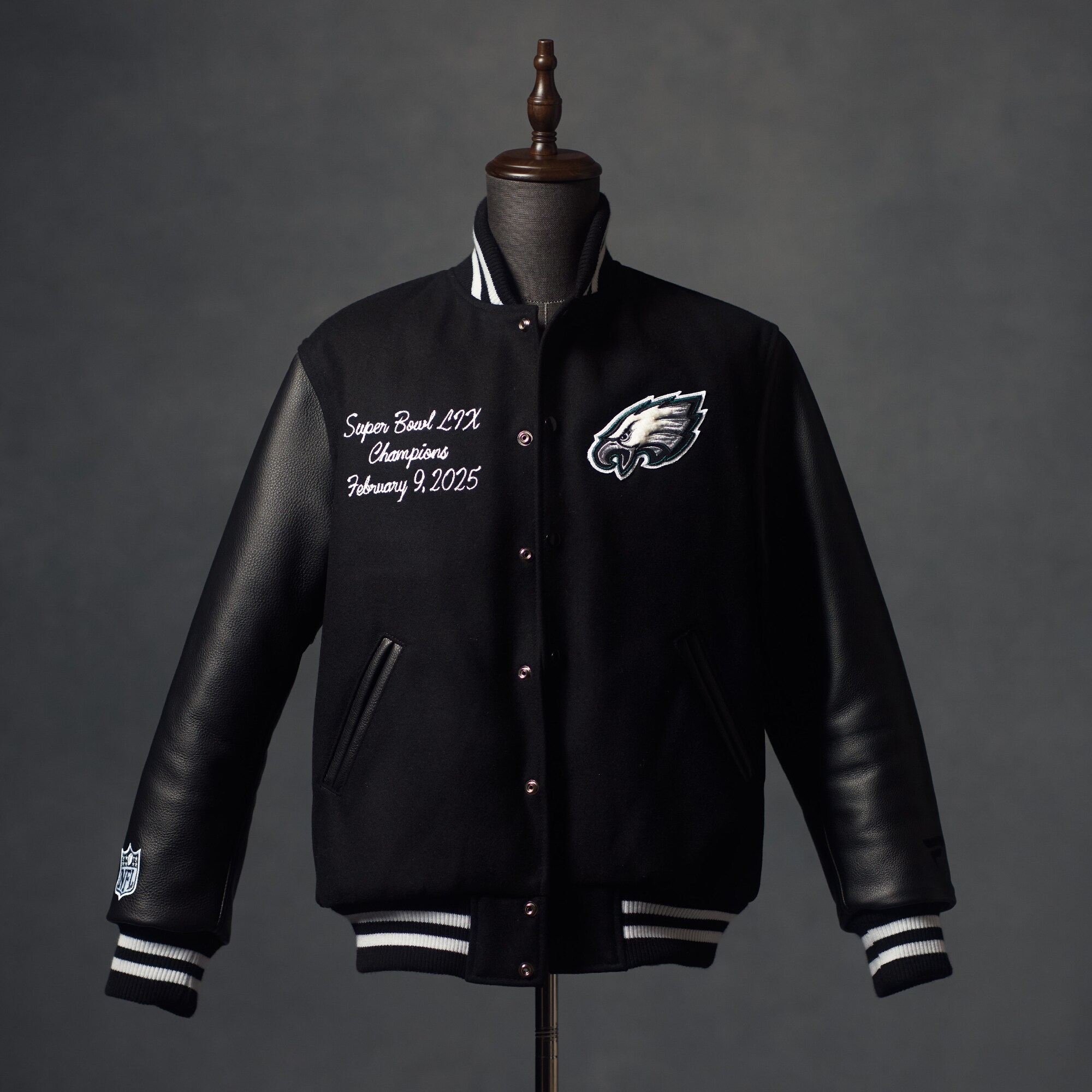 Men's Fanatics Black Philadelphia Eagles Super Bowl LIX Champions