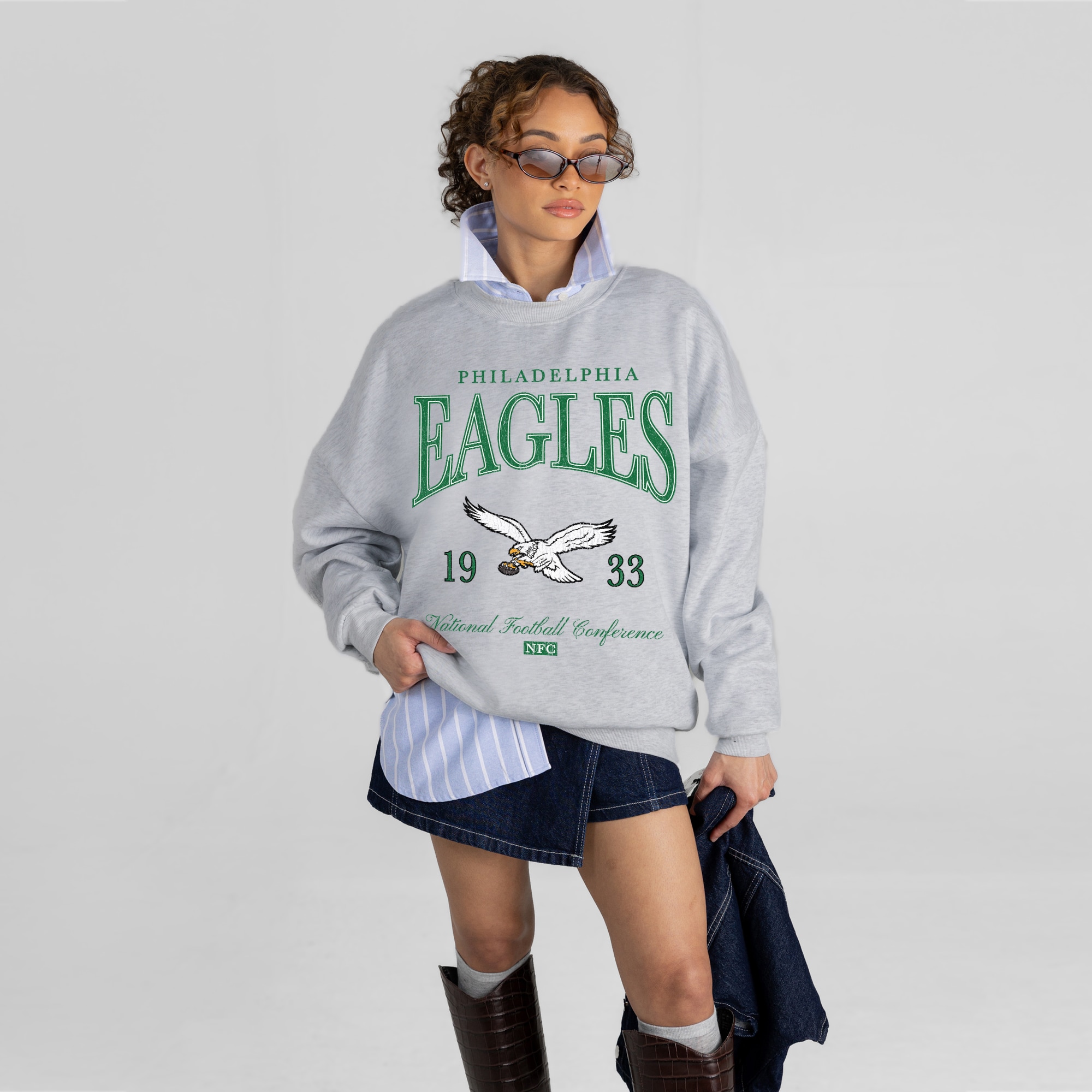Women's Gameday Couture Ash Philadelphia Eagles Instant Classic